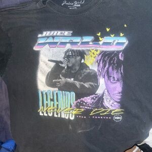 Juice WRLD Legends Never Die Black Graphic Tee